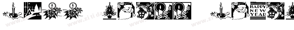 Cobb Shinn Christmas Cuts字体转换